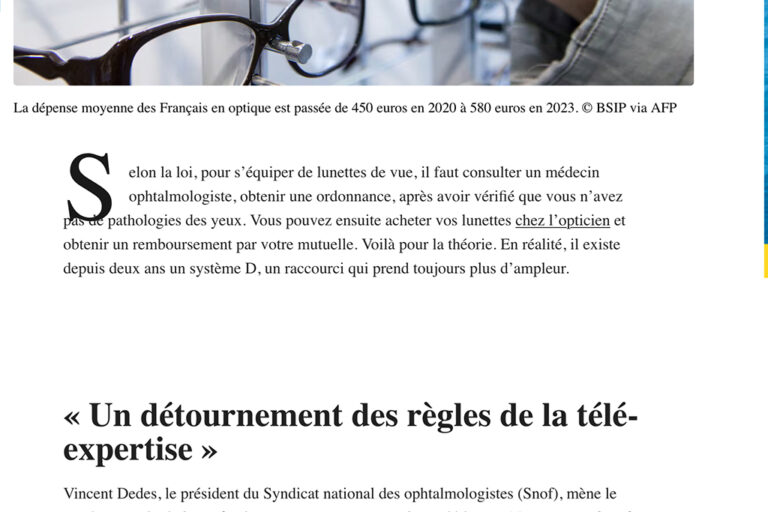 Ordoptic I Droit de réponse journal le Point